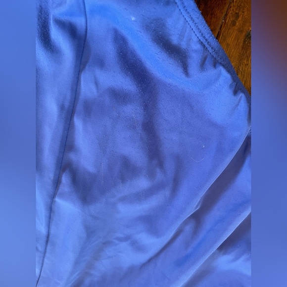 Jantzen Women's 14 One-Piece Cobalt Front Ruffles Swimsuit - Picture 3 of 10